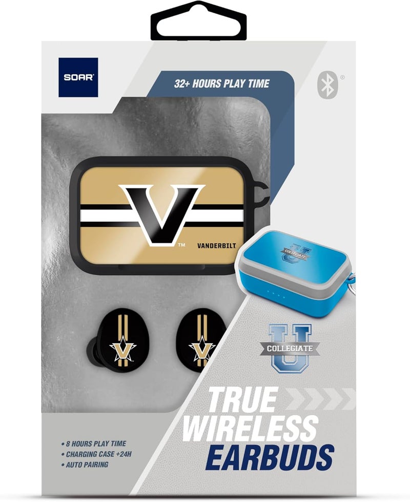 SOAR NCAA Wireless Sport Earbuds: Comfortable Fit & Convenient Charging - Image 3